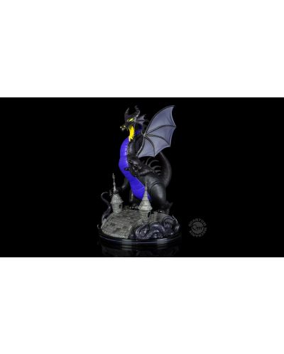 Statuetă  Quantum Mechanix Disney: Villains - The Maleficent Dragon (Q-Fig Max Elite), 22 cm - 6