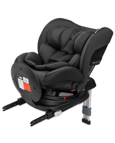 Scaun auto Caretero - Rio, IsoFix, i-Size, 40-105 cm, Negru - 2