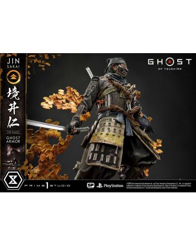 Statuetă Prime 1 Games: Ghost of Tsushima - Jin Sakai (Ghost Armor