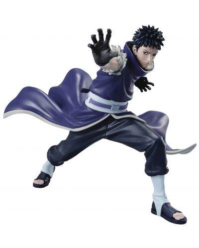 Statuetă Banpresto Animation: Naruto Shippuden - Uchiha Obito II (Vibration Stars), 14 cm - 2