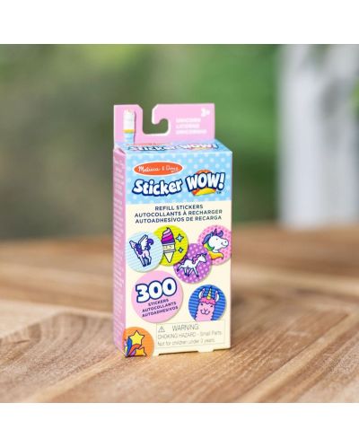 Sticker pentru reîncărcare Melissa & Doug - Unicorn, 300 buc - 8