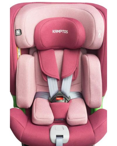 Scaun auto Caretero - Kamptos, IsoFix, i-Size, 40-150 cm, roz - 10