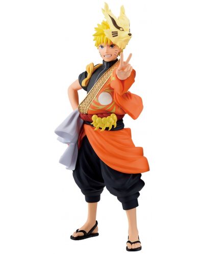 Statuetă Banpresto Animation: Naruto Shippuden - Naruto Uzumaki (20th Anniversary Costume), 16 cm - 2