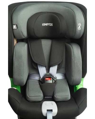 Scaun auto Caretero - Kamptos, IsoFix, i-Size, 40-150 cm,Gri - 10