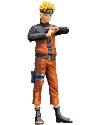 Figurină Banpresto Animation: Naruto Shippuden - Uzumaki Naruto (Grandista Nero) (Manga Dimensions), 27 cm - 2
