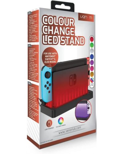 Suport pentru consola Venom Multi-Colour LED Stand (Nintendo Switch) - 8