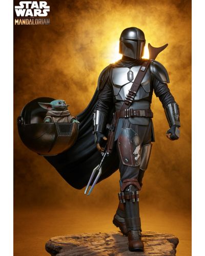 Staueta Sideshow Collectibles Television: The Mandalorian - The Mandalorian & The Child, 51 cm - 5