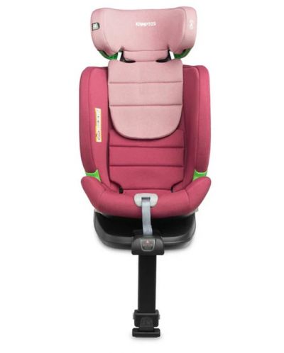 Scaun auto Caretero - Kamptos, IsoFix, i-Size, 40-150 cm, roz - 9