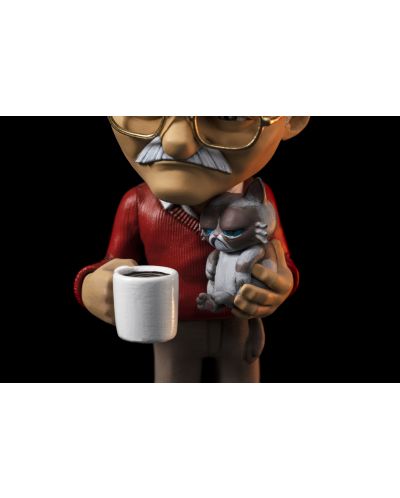 Figurină Iron Studios Icons: Stan Lee - Stan Lee with Grumpy Cat, 14 cm - 5