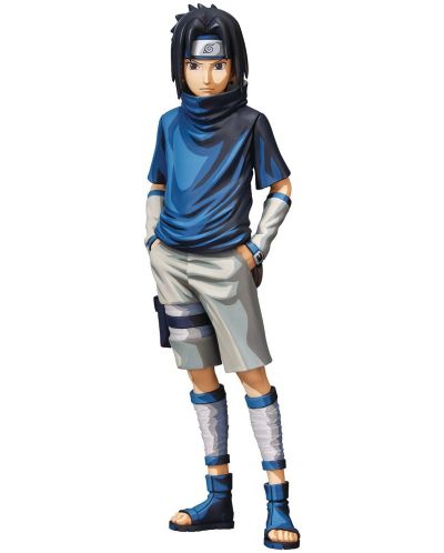 Statuetă Banpresto Animation: Naruto - Uchiha Sasuke (Manga Dimensions) (Grandista), 23 cm - 1