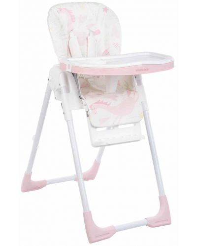 Scaun de masa pentru copii Kikka Boo - Vitto, Pink Unicorn	 - 1