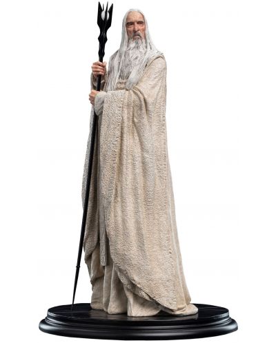 Statuetă Weta Movies: The Lord of the Rings - Saruman the White Wizard (Classic Series), 33 cm - 1