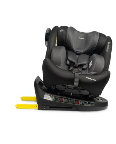 Scaun auto Caretero - Commo, IsoFix, i-Size, 40-150 cm, Graphite - 9