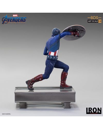 Statueta Iron Studios Marvel: Avengers - Captain America, 21 cm	 - 6