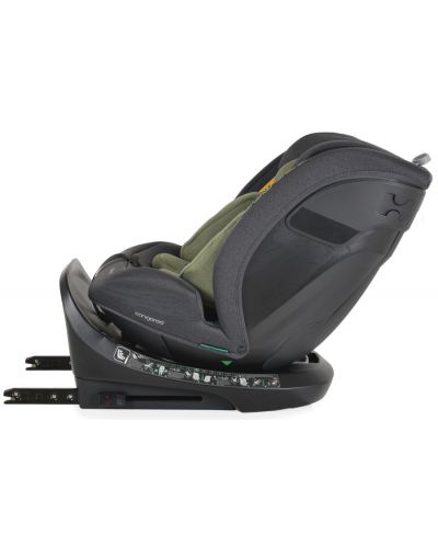 Scaun auto Cangaroo - Draco, 360°, I-Size, IsoFix, 40-150 cm, verde măslină - 4