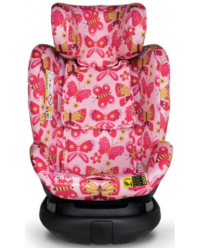 Scaun auto Cosatto - All in All Rotate, 0-36 kg, cu IsoFix, I-Size, Flutterby Butterfly - 4