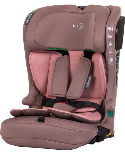 Scaunul auto Chipolino - LuxX, IsoFix, i-Size, 76-150 cm, flamingo - 1