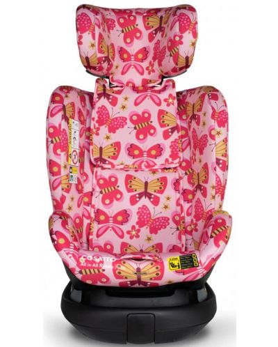 Scaun auto Cosatto - All in All Rotate, 0-36 kg, cu IsoFix, I-Size, Flutterby Butterfly - 5