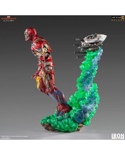 Iron Studios Marvel: Spider-Man - Statuia Iluzie Iron Man (Deluxe Art Scale), 21 cm - 5