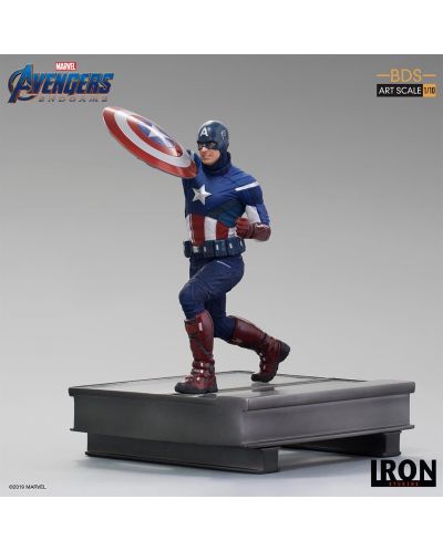Statueta Iron Studios Marvel: Avengers - Captain America, 21 cm	 - 2