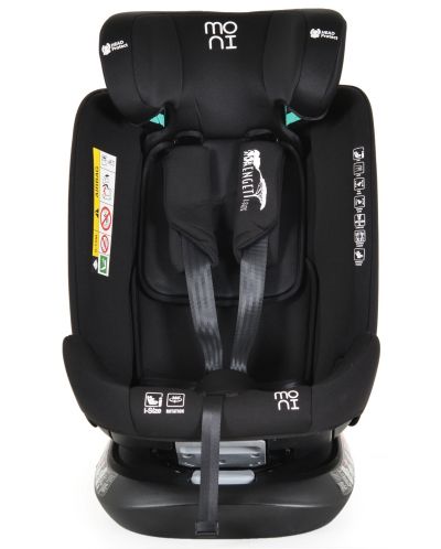 Scaun de masă pentru copii Moni - Serengeti, IsoFix, I-Size, 40-150 cm, negru - 7