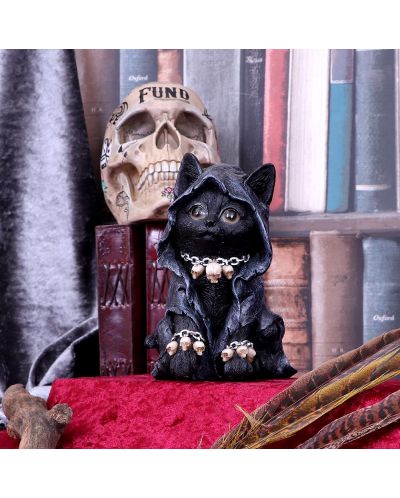 Statuetă Nemesis Now Adult: Gothic - Reaper's Feline, 16 cm - 6