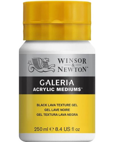 Gel structural Winsor & Newton - Galeria Black Lava, 250 ml - 1