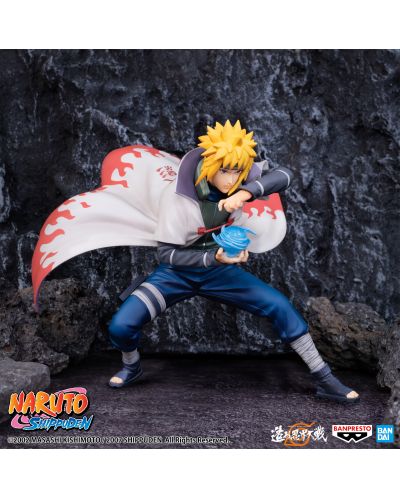 Statuetă Banpresto Animation: Naruto Shippuden - Minato Namikaze (F Colosseum), 12 cm - 2