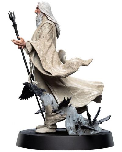 Statuetă Weta Movies: Stăpânul Inelelor - Saruman cel Alb, 26 cm - 3