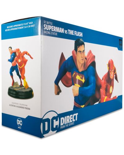 Figurină DC Direct DC Comics: Justice League - Superman & The Flash Racing (2nd Edition), 26 cm - 7