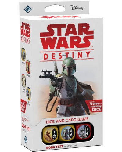 Joc cu carti si zaruri Star Wars Destiny - Boba Fett Starter Set - 1