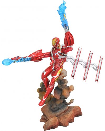 Statueta Select Marvel: Avengers - Iron Man (MK50), 23 cm - 2