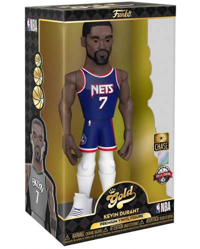 Statuetă Funko Gold Sports: NBA - Kevin Durant (Brooklyn Nets), 30 cm - 5