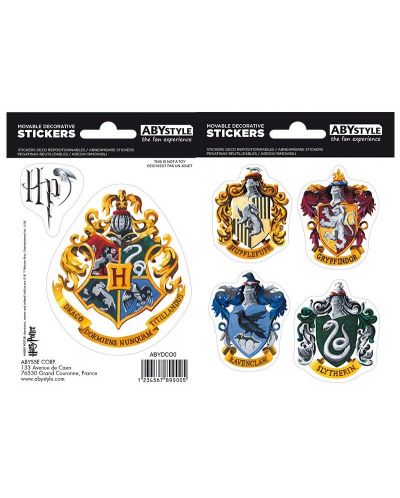 Stickere ABYstyle Movies: Harry Potter - Hogwarts House - 1
