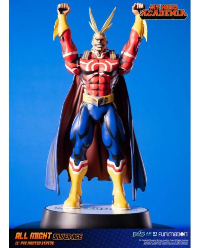 Figurină First 4 Figures Animation: My Hero Academia - All Might (Silver Age), 28 cm - 9