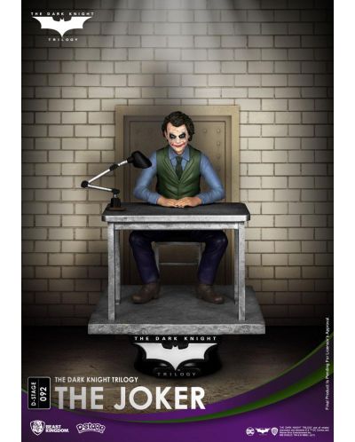 Statueta Beast Kingdom DC Comics: Batman - The Joker (The Dark Knight), 16 cm - 2