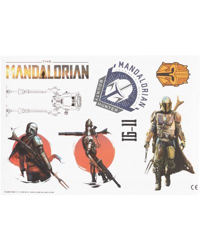 Stickere Paladone Television: The Mandalorian - Key art - 6