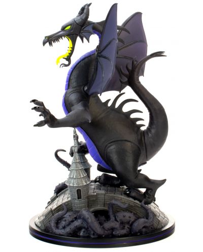Statuetă  Quantum Mechanix Disney: Villains - The Maleficent Dragon (Q-Fig Max Elite), 22 cm - 3