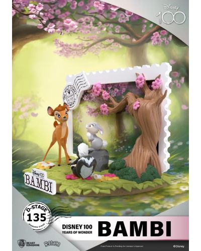 Statuetă Beast Kingdom Disney: Bambi - Diorama (100th Anniversary), 12 cm - 5