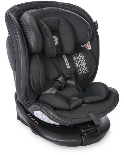 Scaun auto Lorelli - Estate, i-Size, Isofix, 40-150 cm, Leg, Black Jasper - 3