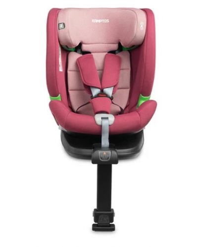 Scaun auto Caretero - Kamptos, IsoFix, i-Size, 40-150 cm, roz - 4