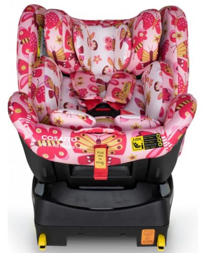 Scaun auto Cosatto - All in All Rotate, 0-36 kg, cu IsoFix, I-Size, Flutterby Butterfly - 3