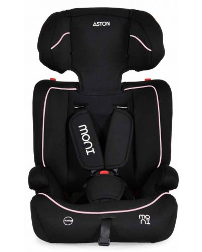 Scaun auto pentru copii Moni - Aston, 9 - 36 kg, roz - 5
