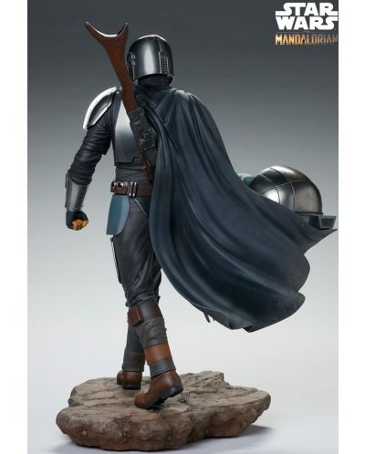 Staueta Sideshow Collectibles Television: The Mandalorian - The Mandalorian & The Child, 51 cm - 3