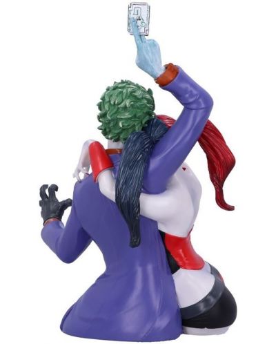 Bust de statuetă Nemesis Now DC Comics: Batman - The Joker and Harley Quinn, 37 cm - 3