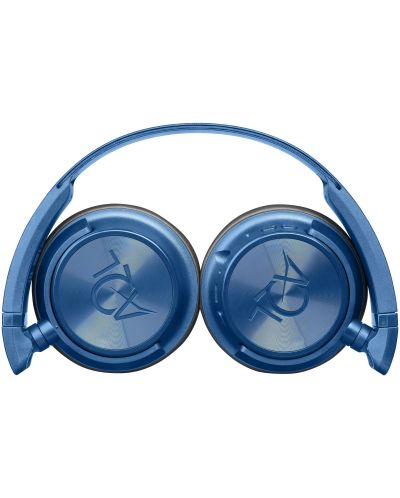 Casti stereo cu microfon Helios Bluetooth, AQL - albastre - 4
