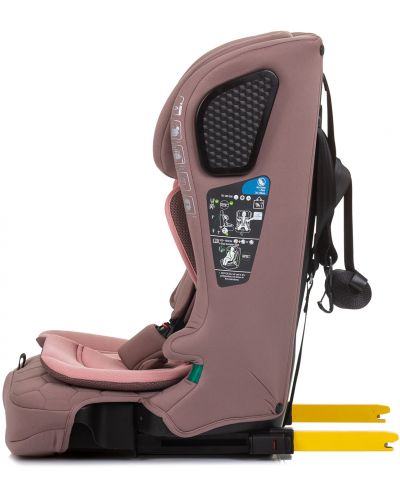 Scaunul auto Chipolino - LuxX, IsoFix, i-Size, 76-150 cm, flamingo - 5