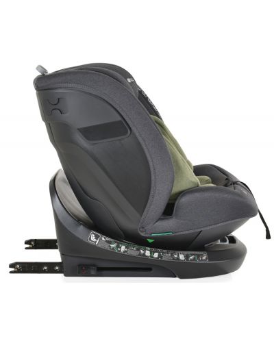 Scaun auto Cangaroo - Draco, 360°, I-Size, IsoFix, 40-150 cm, verde măslină - 2