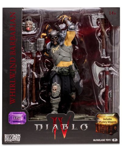 Statuetâ McFarlane Games: Diablo IV - Whirlwind Barbarian (Epic), 15 cm - 10