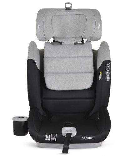 Scaun auto Cangaroo - Force, i-Size, IsoFix , 76-150 cm, gri - 6